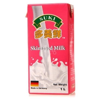 多美鲜脱脂牛奶